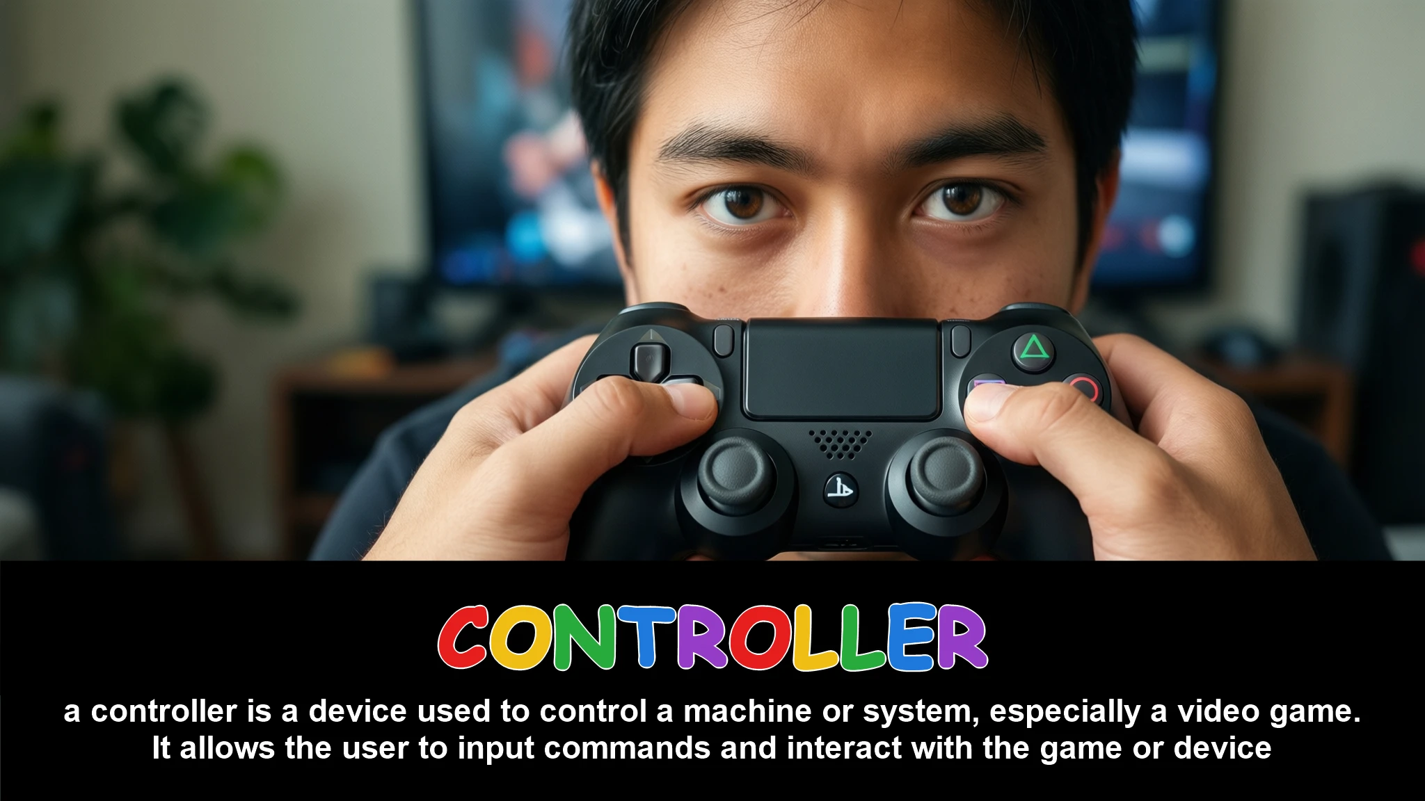 English Illustration for controller